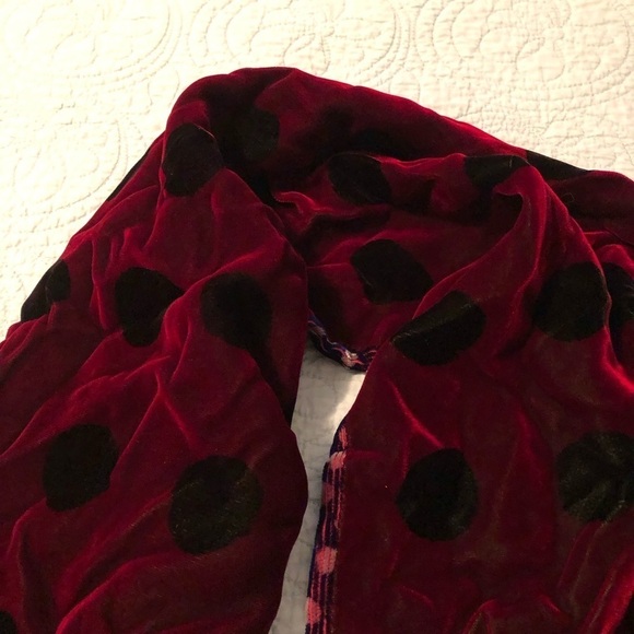 Hand Printed Velvet Scarf Daisy Ginkgo By Trisha Needham Silk neck scarf by Trisha Needham hand painted-Made in England.Iridescent velvet